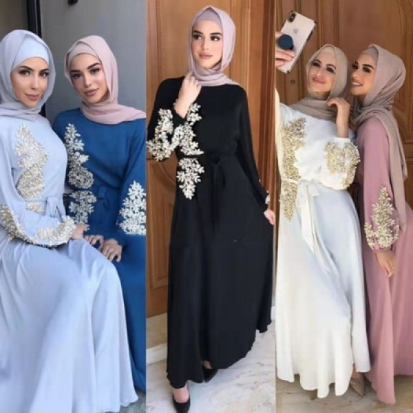 Dubai Ankle Robe Women Muslim Dress