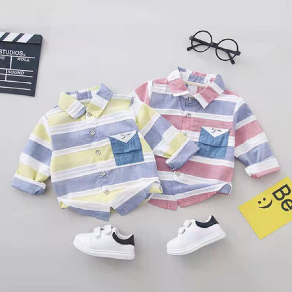 Long Sleeved Cotton Shirt For Kids