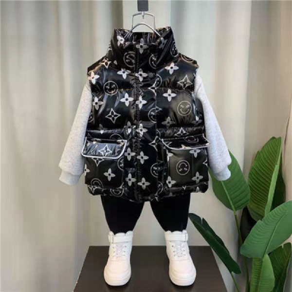 Kids Korean Style Winter Waistcoat