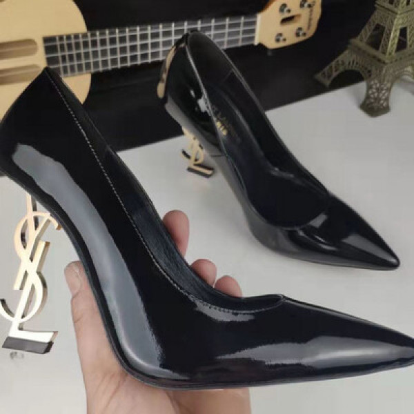 Ladies SYL Letter Shaped Metal High Heel Shoe