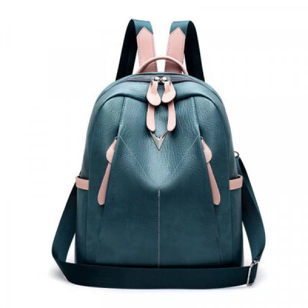 Korean Fashion Leisure PU Leather Backpack